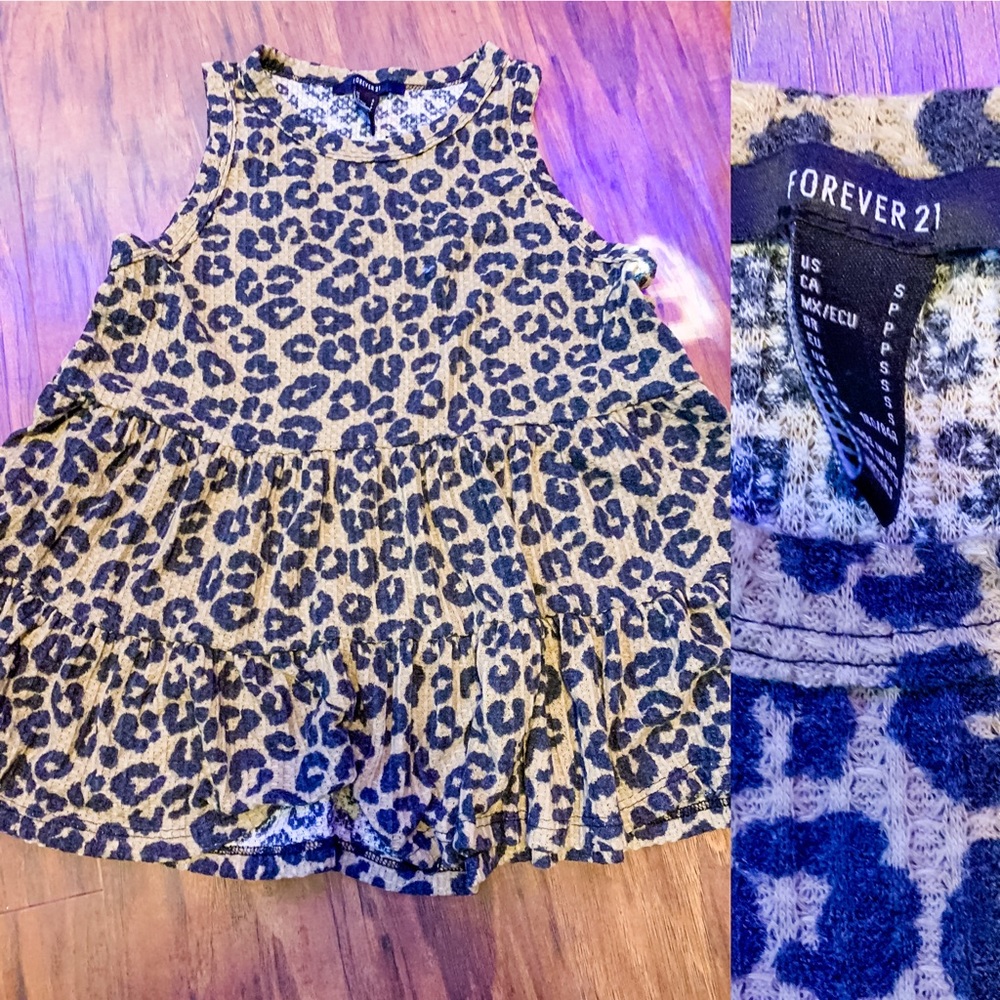 Forever 21 Top Cheetah